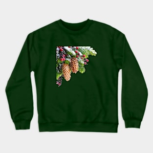 Christmas Pine Cones Crewneck Sweatshirt